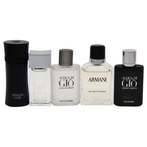 emporio armani colonia|giorgio armani men's perfume set.